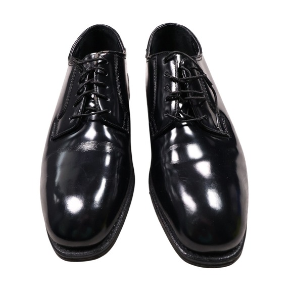 Florsheim Other - Florsheim Black Leather Dress Shoes Oxford‎ Lace Up Classic Mens 11 D - Flaws